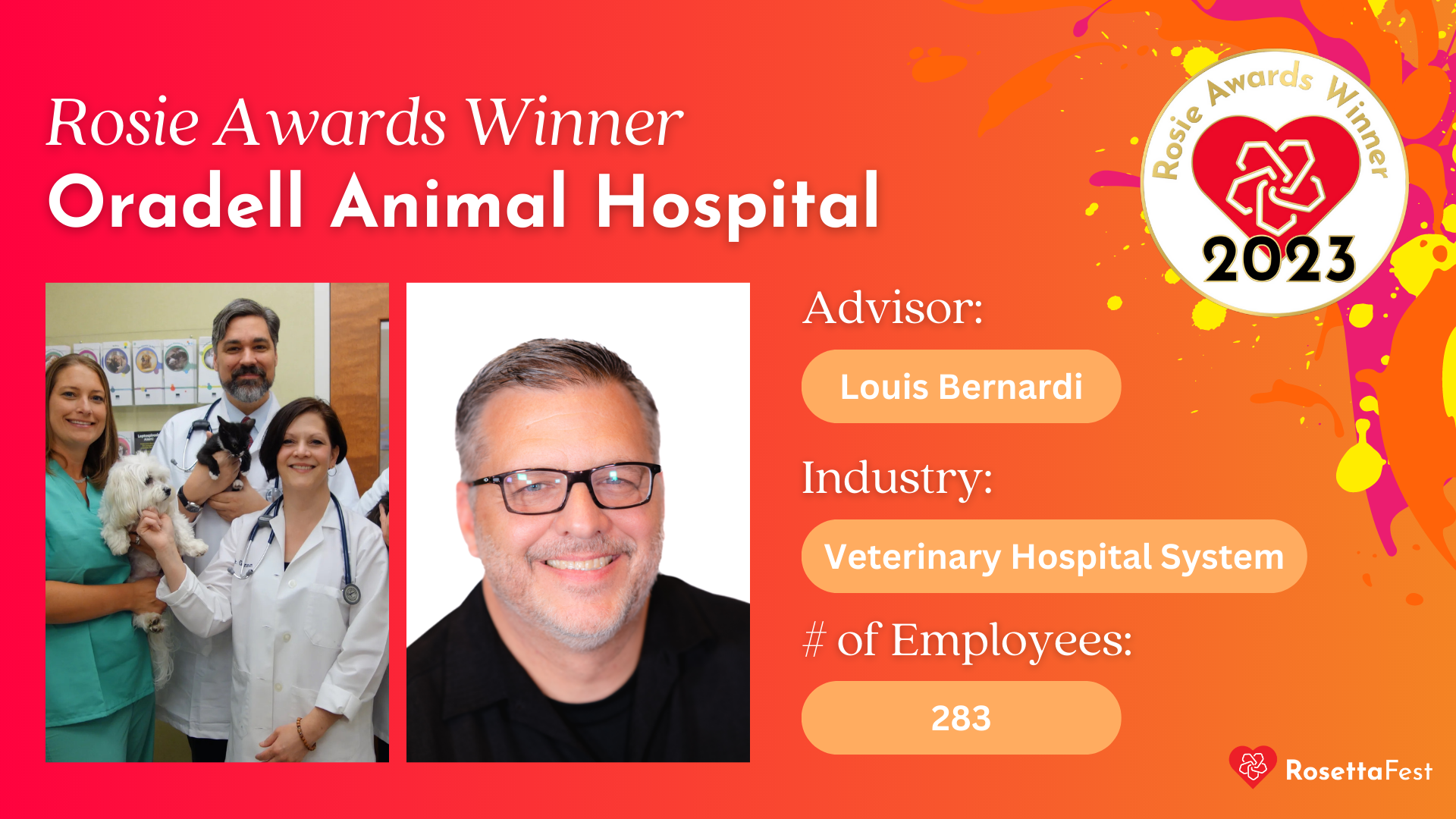Read more about the article PRESS RELEASE – ORADELL ANIMAL HOSPITAL HONORED WITH AWARD AS ONE OF AMERICA’S BEST HEALTH PLANS