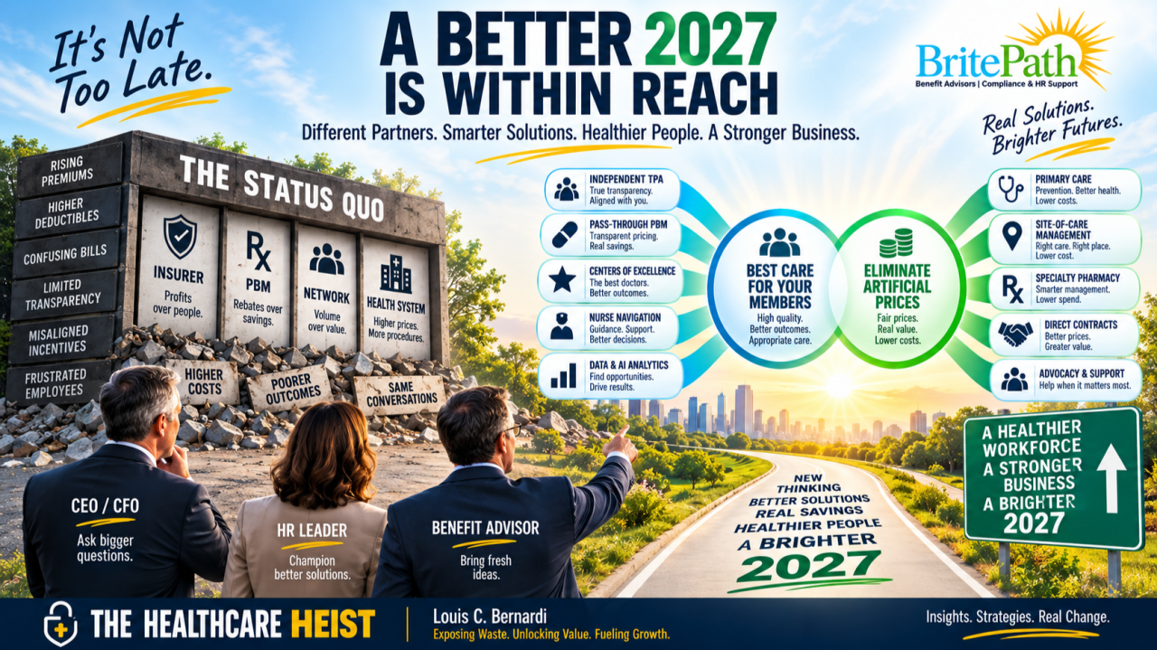 You are currently viewing IT’S NOT TOO LATE TO CHANGE YOUR 2027 HEALTHCARE STORY